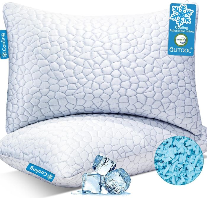 QUTOOL Cooling Pillow Set